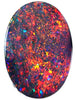 SOLD! Bright Red Lightning Ridge Solid Black Opal 6.48ct