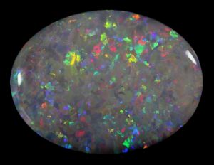 Red Multi-Colored Solid Australian Light Opal  7.11ct / 1665 free shipping