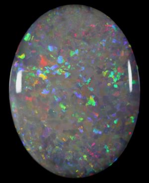 Red Multi-Colored Solid Australian Light Opal  7.11ct 1665 free shipping