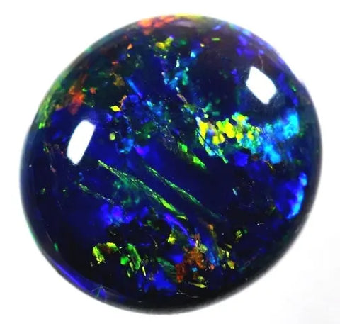2.93ct Brilliant Lightning Ridge Solid Black Opal (081) freeshipping - Global Opals