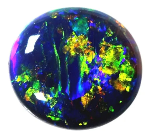 2.93ct Brilliant Lightning Ridge Solid Black Opal (081) freeshipping - Global Opals
