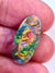 (1270) 3.17ct Brilliant Blood Red Solid Black Opal! Global Opals