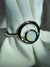 Coober Pedy Circular White Opal Sterling 925 Silver Opal Ring (CP26) Global Opals