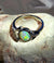 Coober Pedy Blue, Green, Orange Sterling 925 Silver opal Ring (CP28) Global Opals