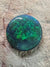 Amazing Vivid Blue/Green Solid Round Black Opal 2.18ct Lightning Ridge (1797) Global Opals