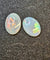 Colorful Solid Pair .71ct Lightning Ridge Opal 7 X 5mm CO45 Global Opals