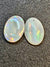 Pretty Red Multi-Colored Solid .75ct Light Opal Pairs CO47 Global Opals