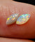 Bright Calibrated .34ct Solid Crystal Opal Pairs CA82 Global Opals