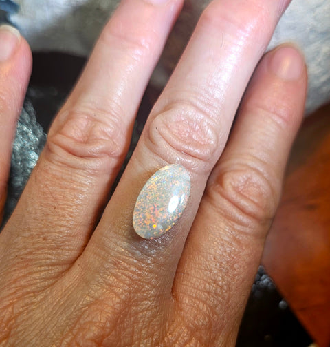 Natural Red Multi-Coloured Pin Fire 4.82ct Dark Opal GJM012 Global Opals