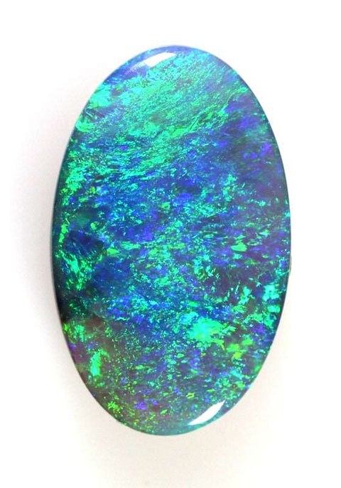 (3048) Brilliant Blue/Green 10.77ct Dark Opal! freeshipping - Global Opals