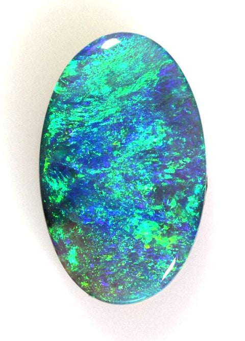 (3048) Brilliant Blue/Green 10.77ct Dark Opal! freeshipping - Global Opals