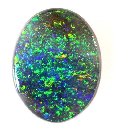 1.64cts Blue Green Solid Dark Opal 2115 freeshipping - Global Opals