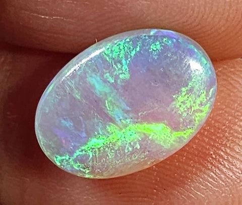 Gorgeous Blue/Green 3.49ct Crystal Solid Lightning Ridge Opal LLM-002 Global Opals