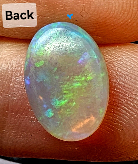 Gorgeous Blue/Green 3.49ct Crystal Solid Lightning Ridge Opal LLM-002 Global Opals