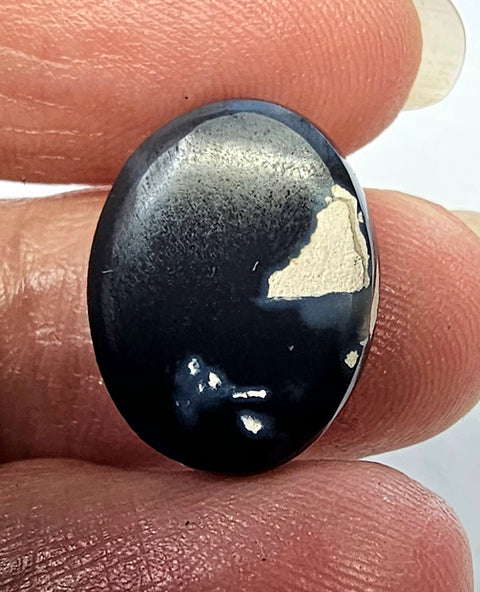 Beautiful 7.21ct Royal Blue Solid Black Lightning Ridge Opal GJM308 Global Opals