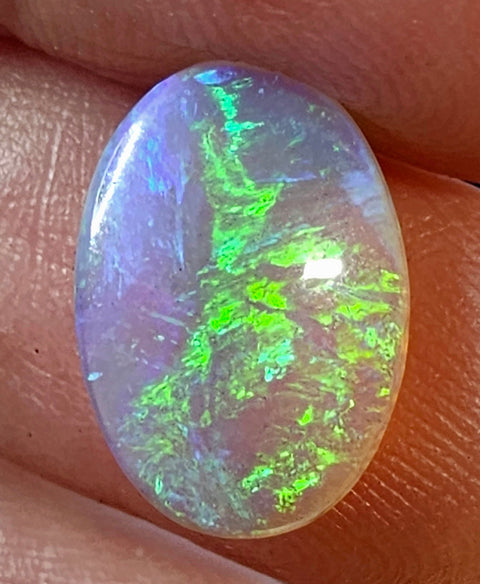 Gorgeous Blue/Green 3.49ct Crystal Solid Lightning Ridge Opal LLM-002 Global Opals