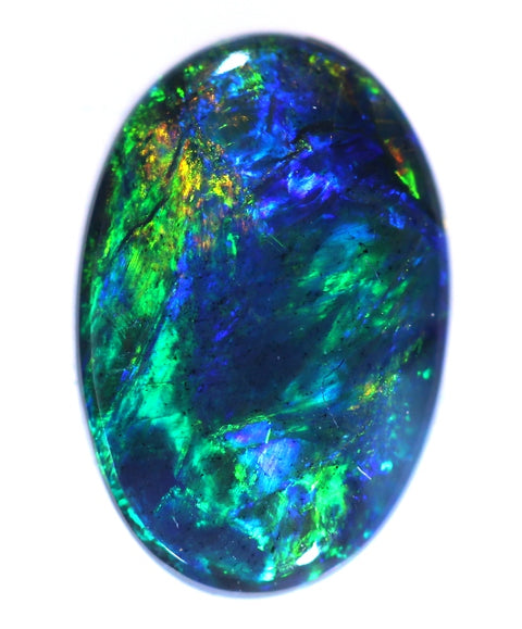 Beautiful 1.56ct Blue/Green Lightning Ridge Solid Opal GJM001