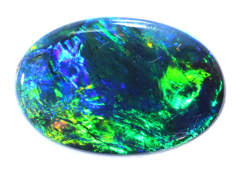 Beautiful 1.56ct Blue/Green Lightning Ridge Solid Opal GJM001