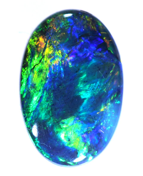 Beautiful 1.56ct Blue/Green Lightning Ridge Solid Opal GJM001