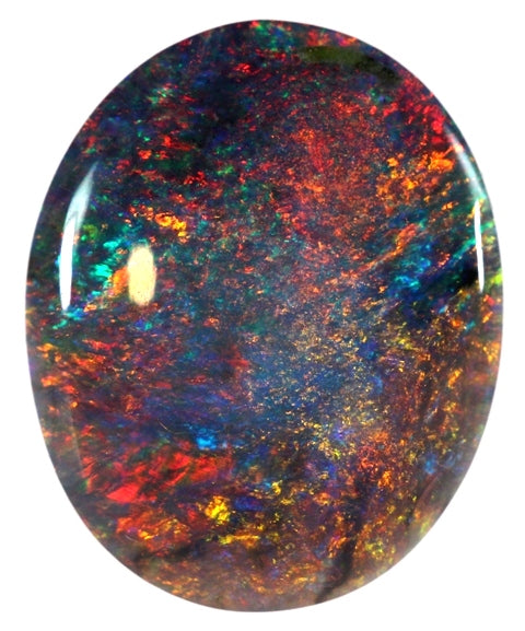 Red on Black Opal