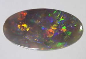 Natural Solid Light Opal (1802) Multi-Coloured! 1.41ct freeshipping - Global Opals