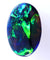 Brilliant Blue/Green Flashes Of Orange 2.16ct Solid black Opal GJM002