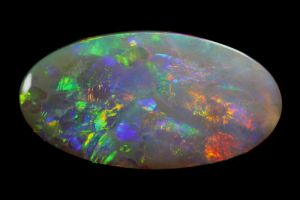 Natural Solid Light Opal (1802) Multi-Coloured! 1.41ct freeshipping - Global Opals