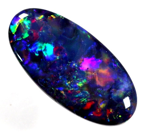 Rich Black Solid Opal