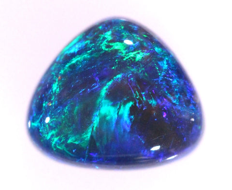 Bright Blue/Green 1.96ct Triangular Shaped Opal GJM004