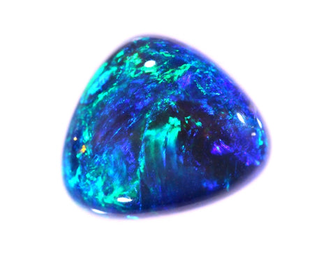 Bright Blue/Green 1.96ct Triangular Shaped Opal GJM004