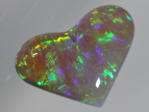 4.06 carat brilliant Opal Heart!