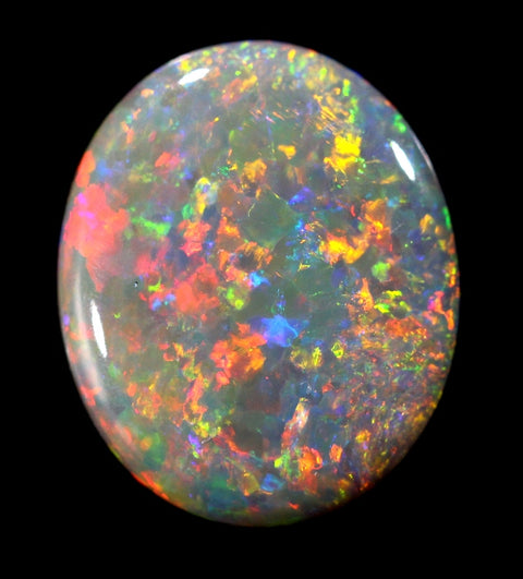 3.91ct Brilliant Red Solid Opal 006.. Spectacular Gem!! freeshipping - Global Opals