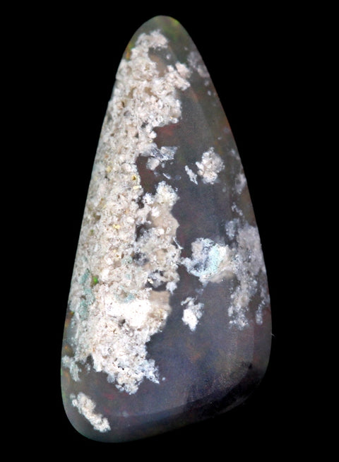 Bright Red/Orange Off Tear Drop Solid Lightning Ridge Opal GJM008