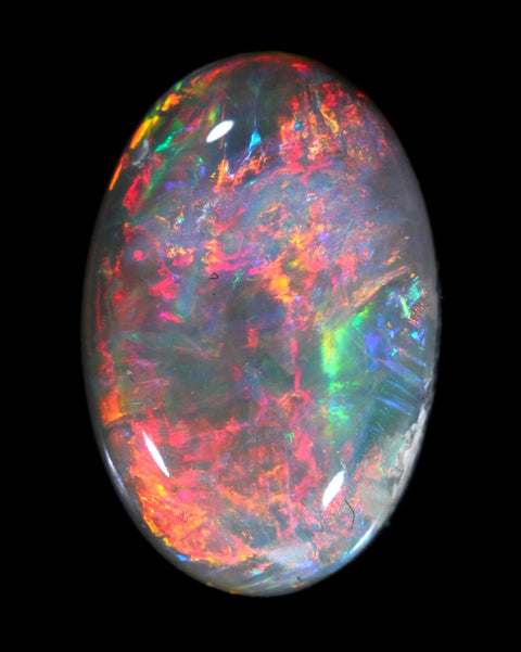 Red Bright Lightning Ridge Opal GJM-010