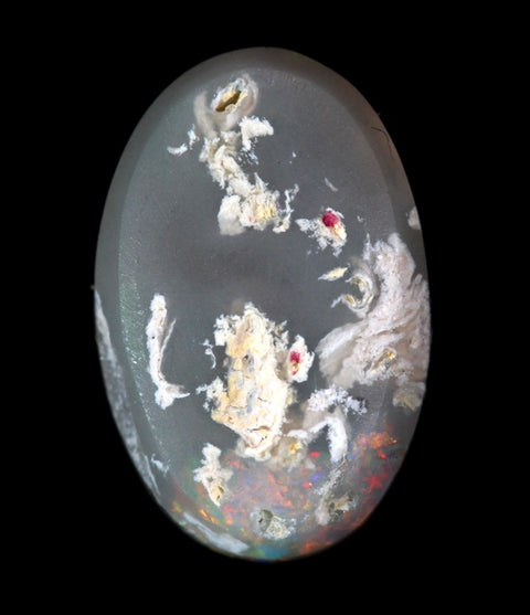 Red Bright Lightning Ridge Opal GJM-010