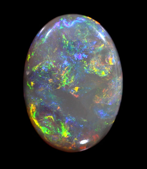 Lovely 3.01ct Solid Semi-Black Lightning Ridge Opal GJM011