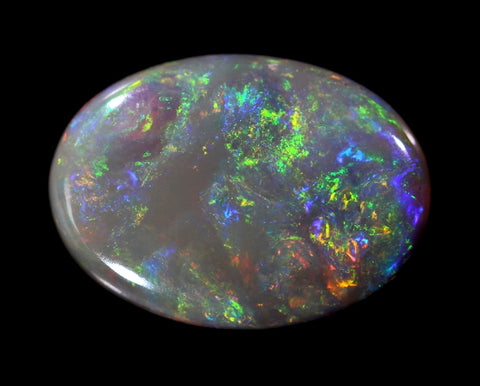 Lovely 3.01ct Solid Semi-Black Lightning Ridge Opal GJM011