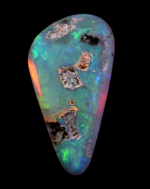 Bright Colourful Natural Crystal 2.12ct Solid Opal GJM014