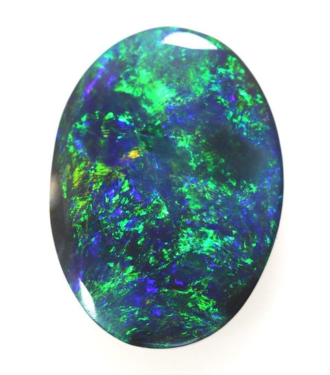 2.20 carat bright solid black Lightning Ridge Opal!