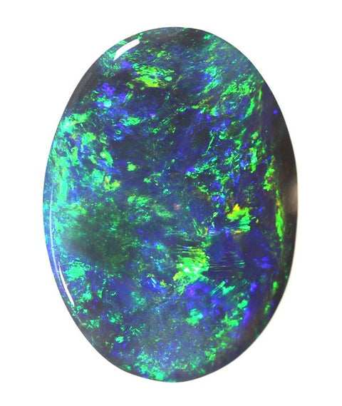 2.20 carat bright solid black Lightning Ridge Opal!