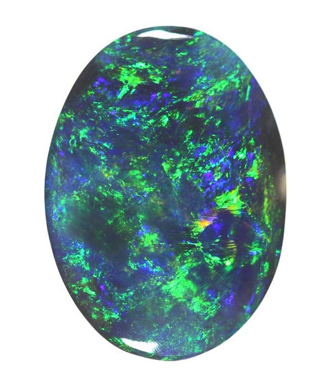 2.20 carat bright solid black Lightning Ridge Opal!