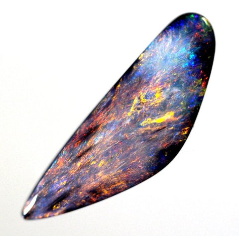 5.06 carat rare & unique solid black red Opal!