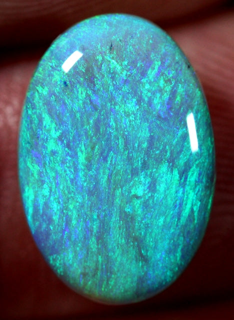 Gorgeous 7.09 carat blue/green Opal with high cabochon