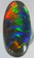 (352) 1.50ct Red Broad-Flash Solid Black Opal! freeshipping - Global Opals