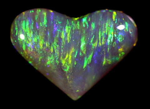 4.06 carat brilliant Opal Heart!