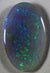 Brilliant Green Colour-Play Lightning Ridge Solid Dark Opal 7.56ct / 1348 freeshipping - Global Opals