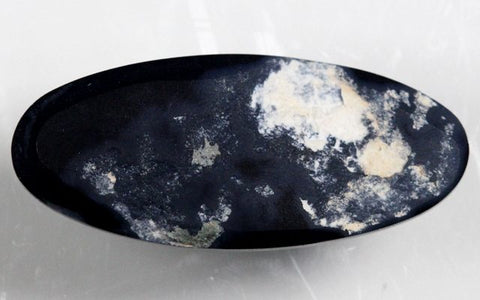 2.04 carat long solid black Opal!