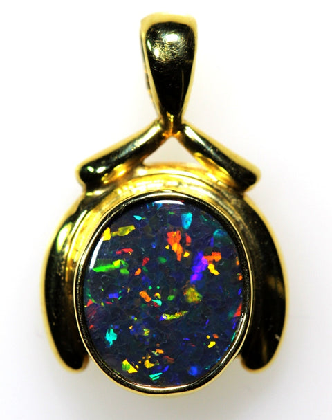 Black Opal Pendant