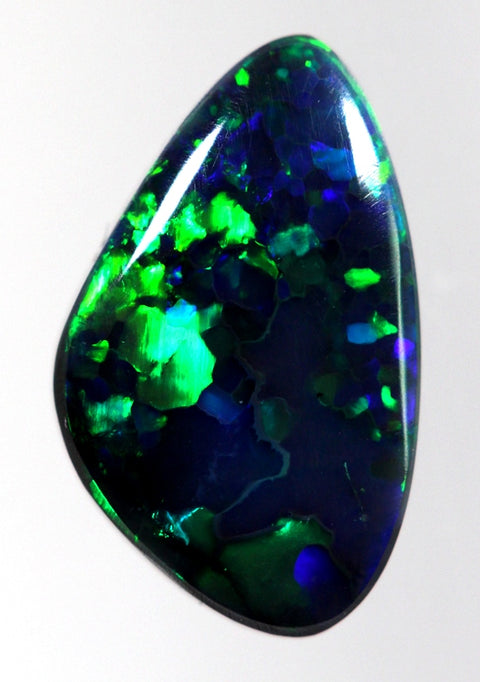 Stunning blue/green solid black Opal!