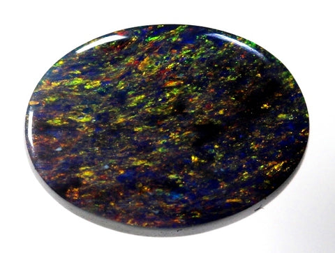 Solid Orange-Green-Red Solid Black Opal! (1255) 1.36ct freeshipping - Global Opals